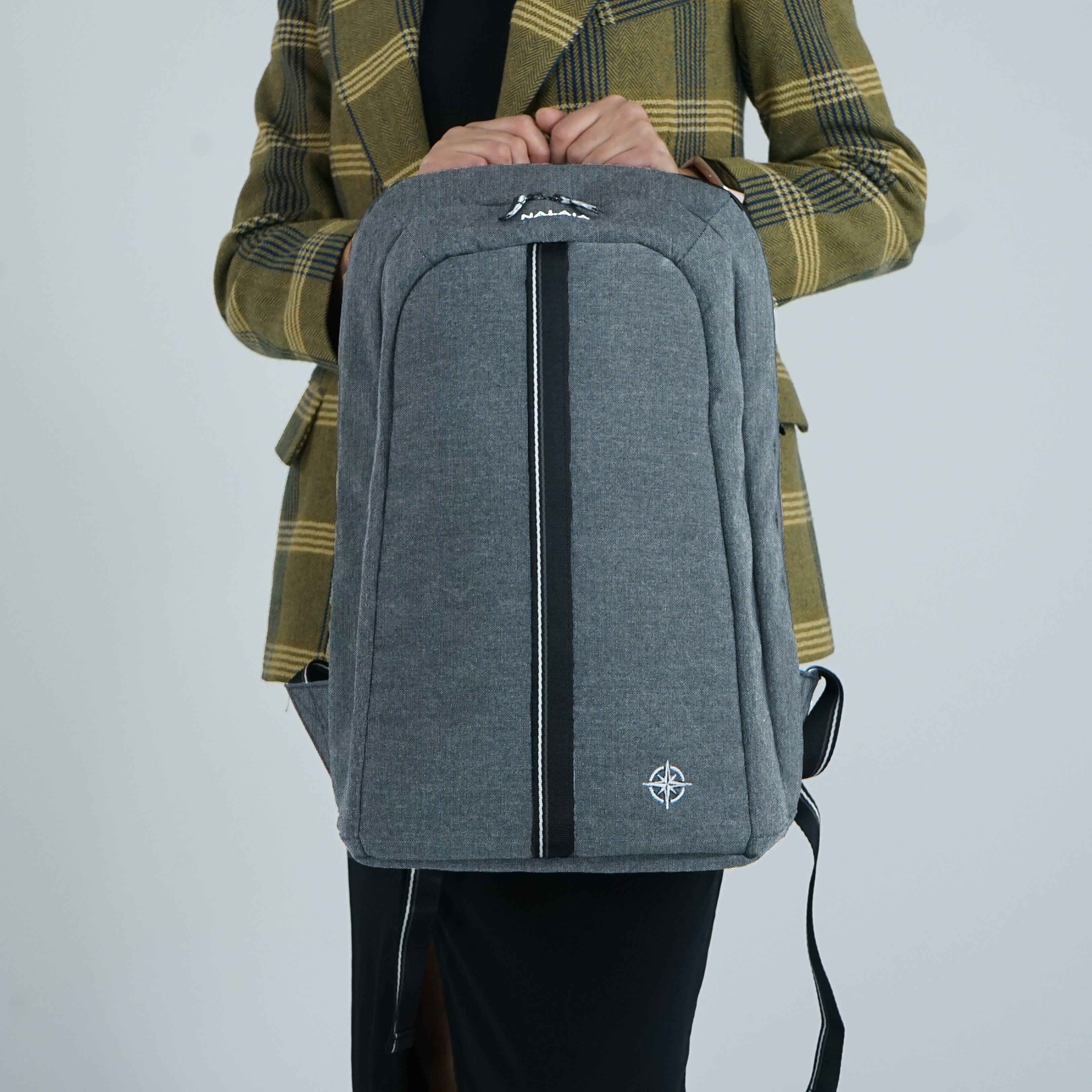 Le Nomad Bag Office Gris Clair Titanium