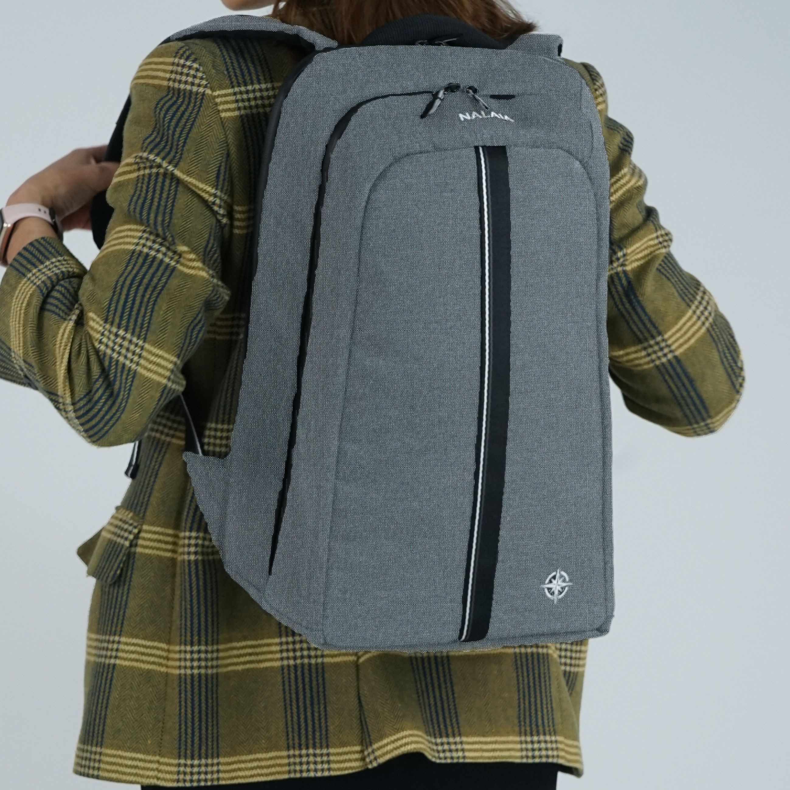 Le Nomad Bag Office Gris Clair Titanium