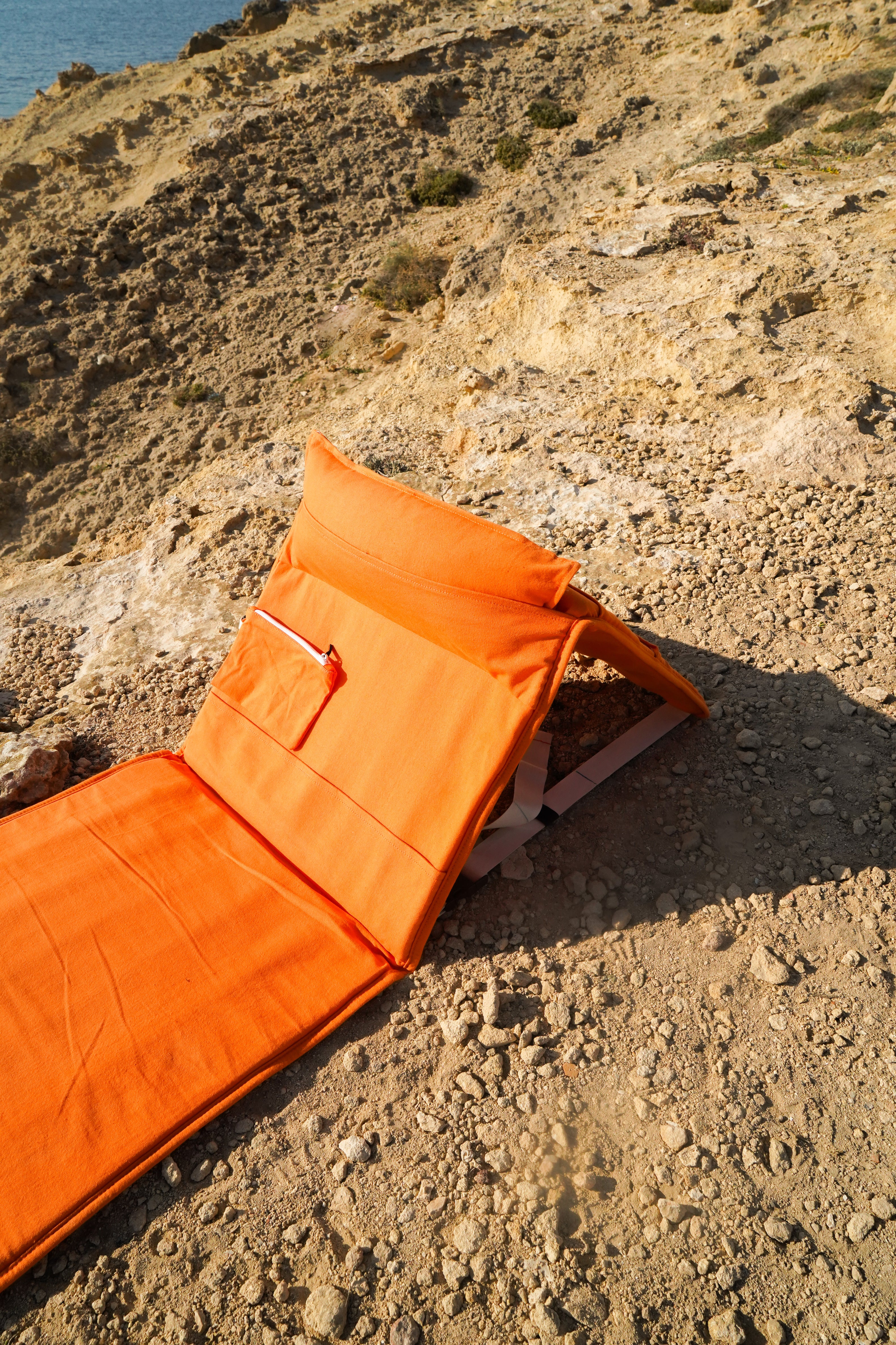 Le Nomad - Transat pliable orange