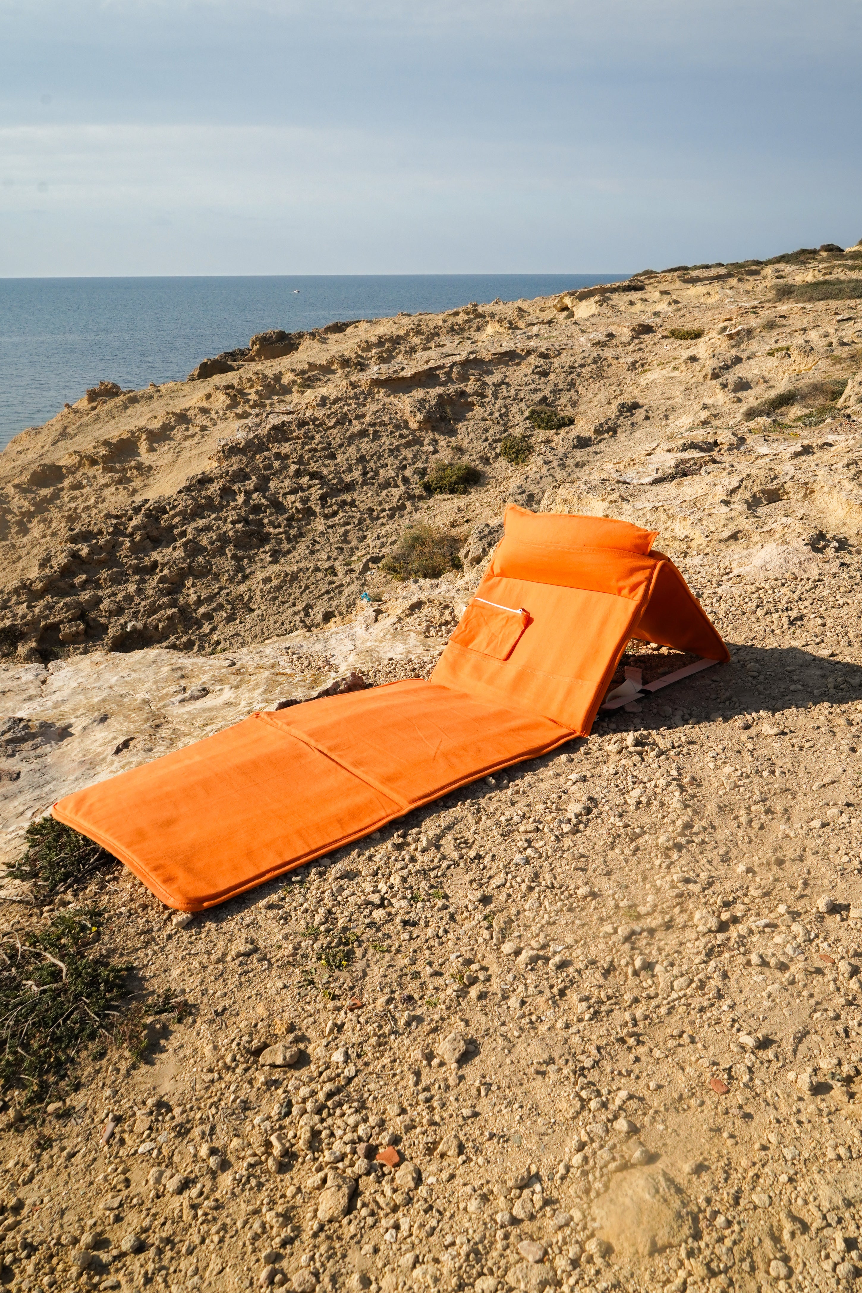 Le Nomad - Transat pliable orange
