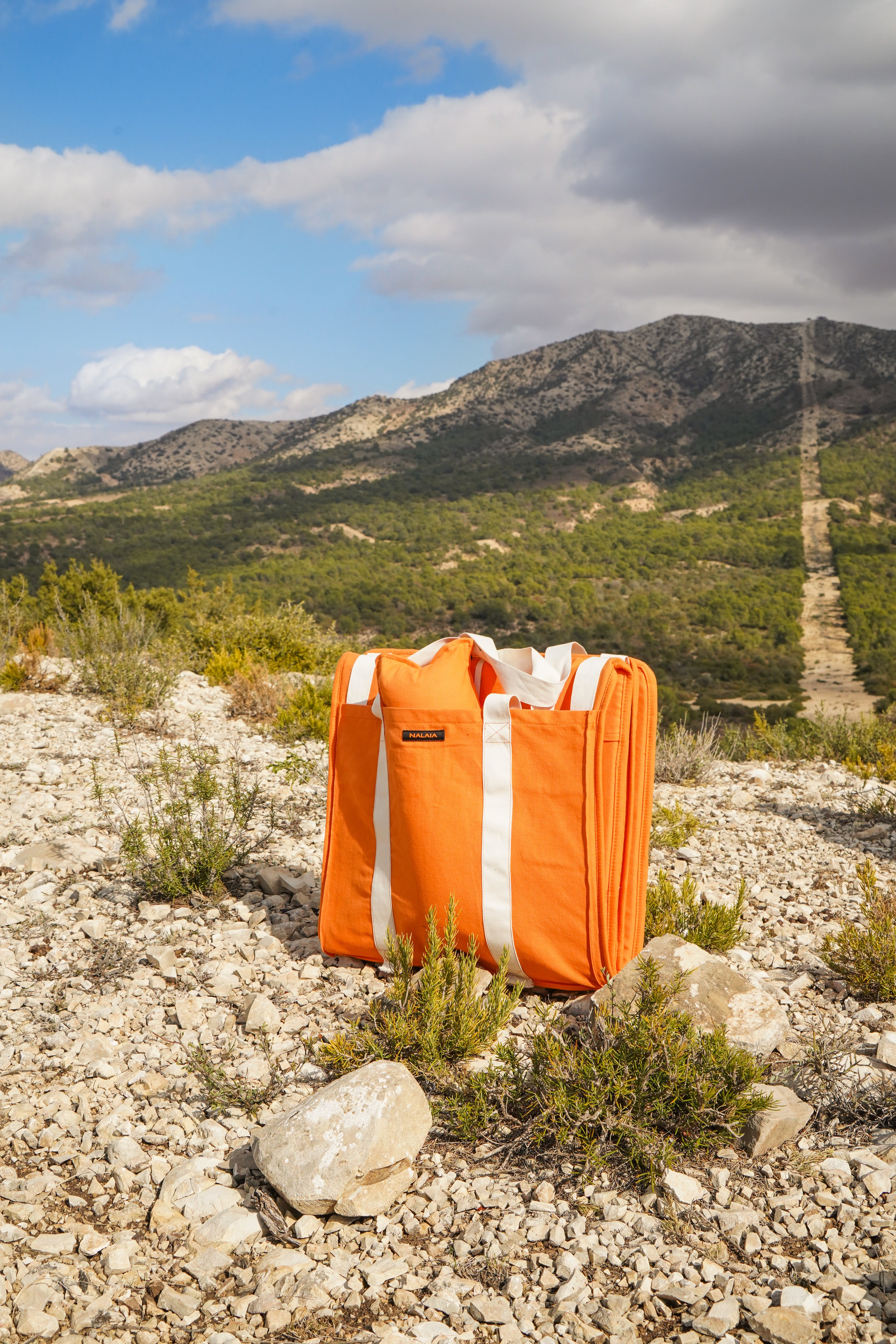 Le Nomad - Transat pliable orange