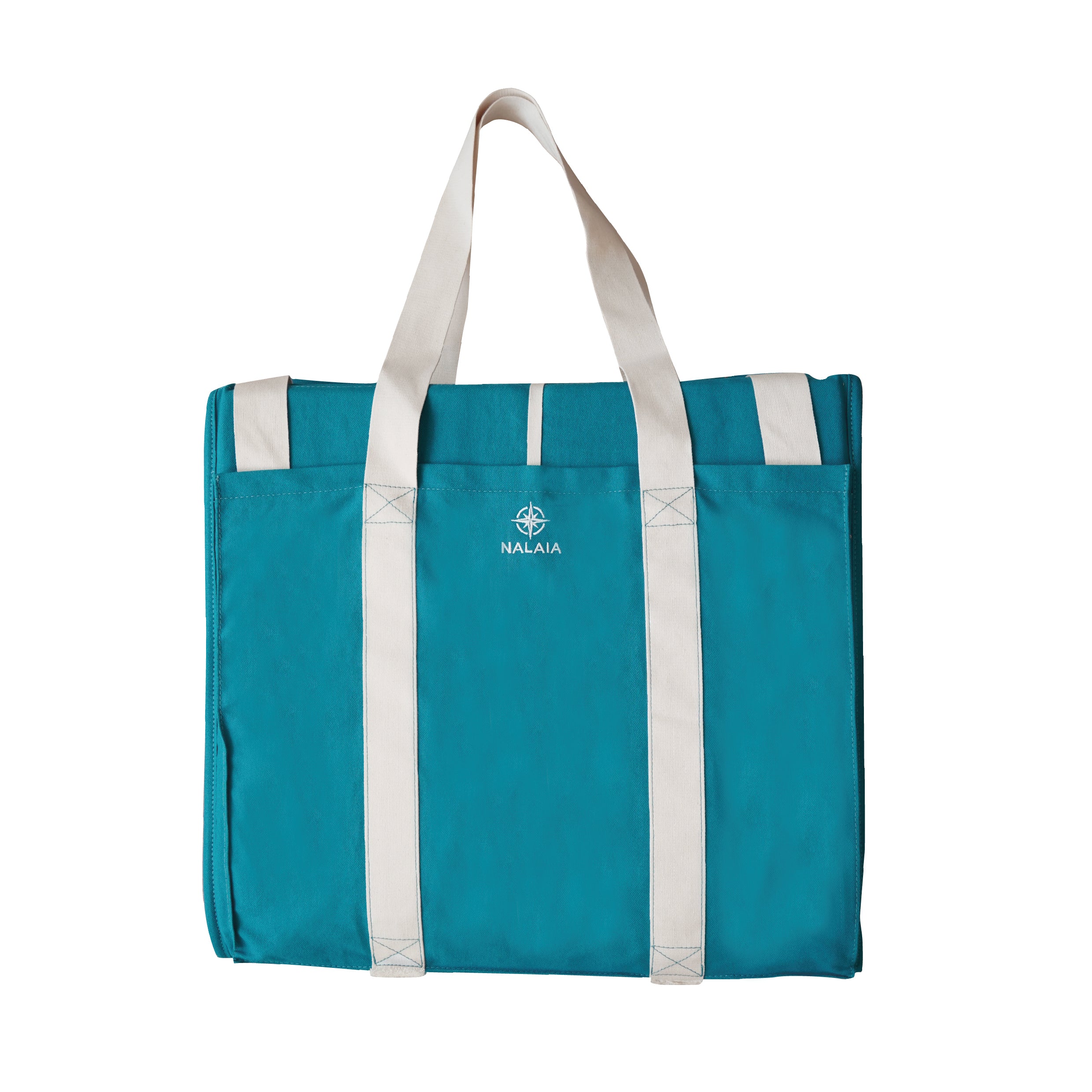 Le nomad - Transat pliable bleu canard