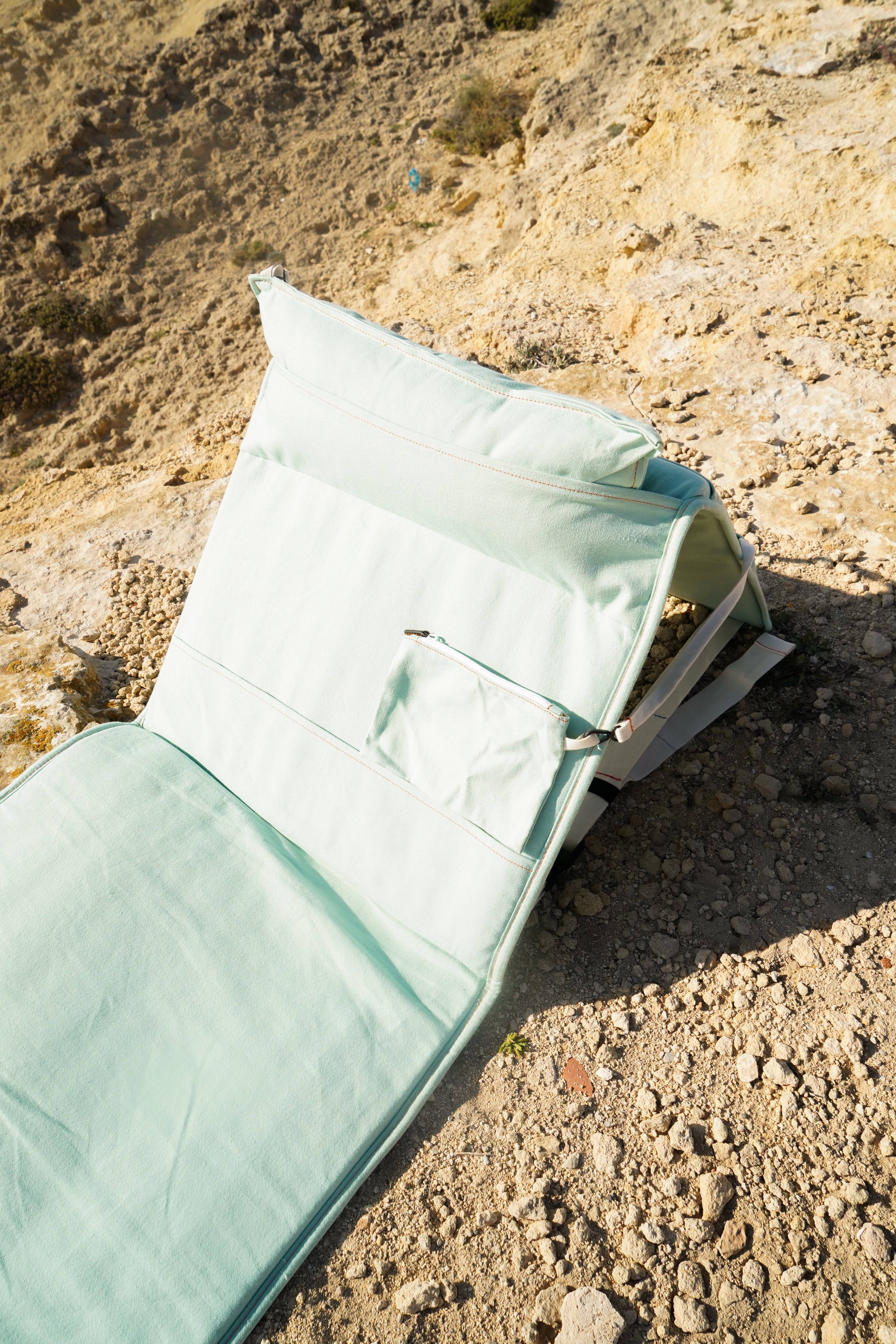 Le Nomad - Transat pliable pistache